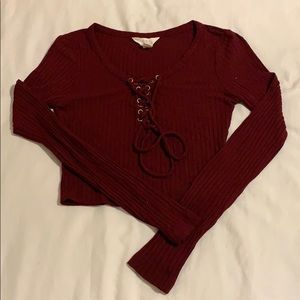 Cropped long sleeve